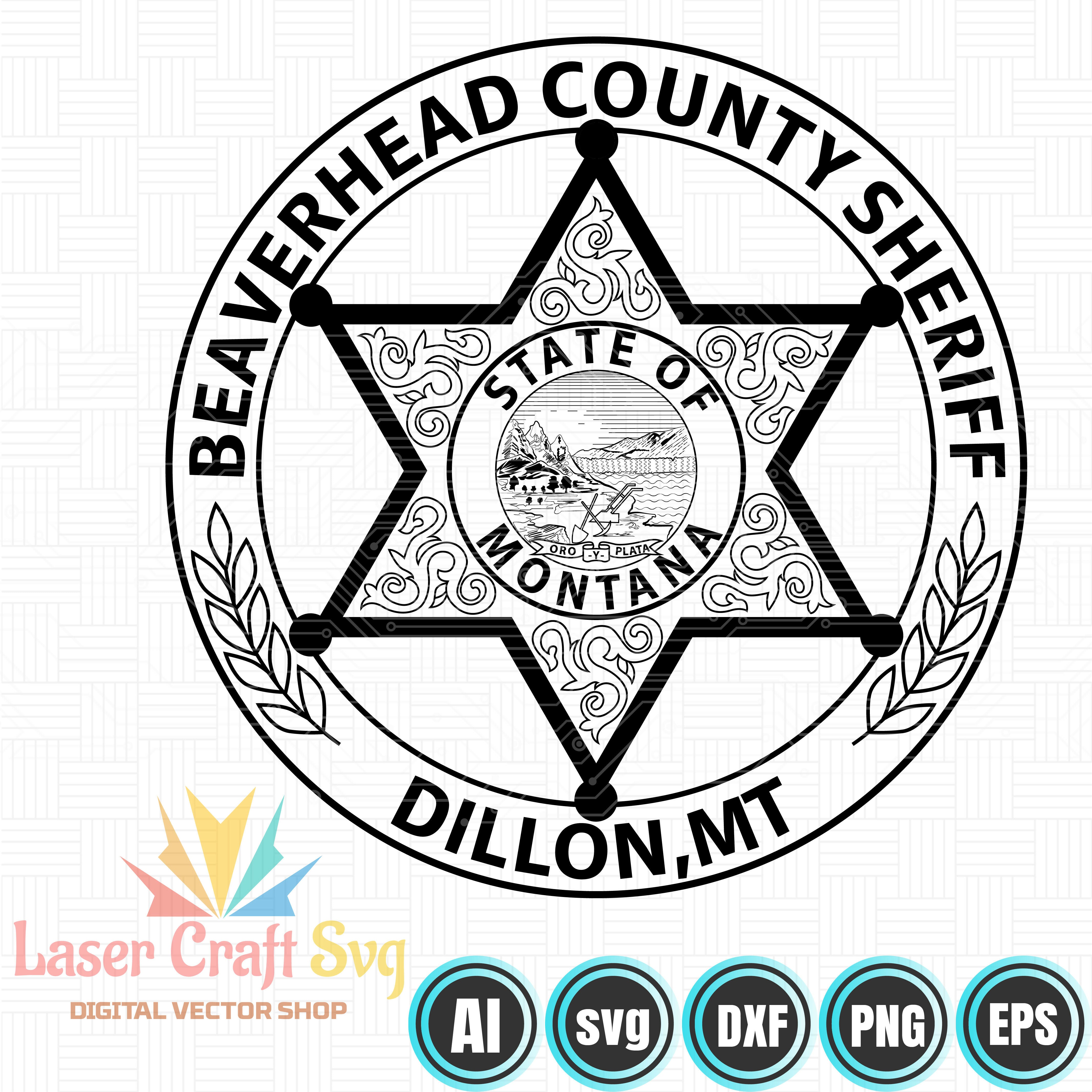 Beaverhead County Sheriff Badge-01