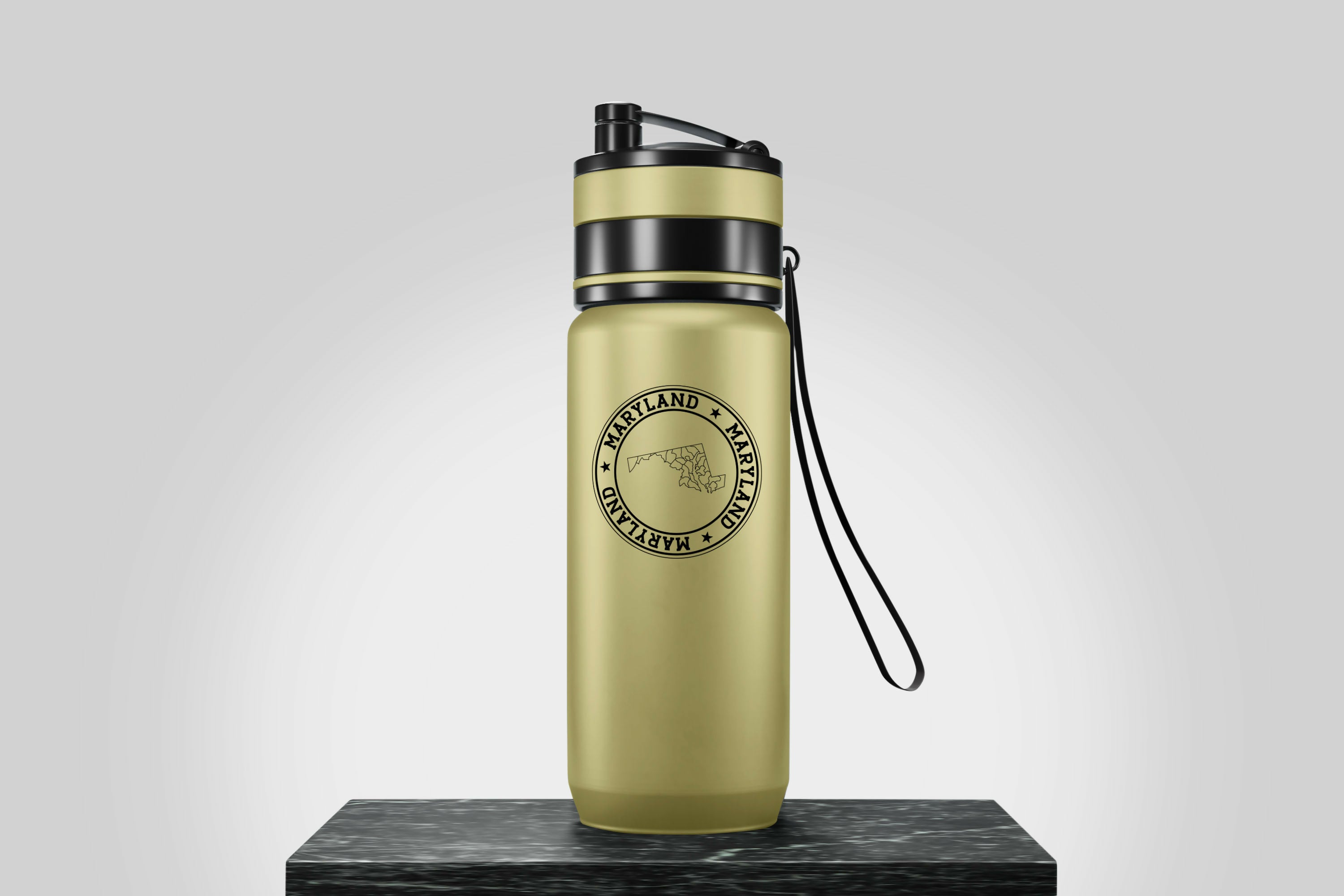 Maryland State Map logo Tumbler