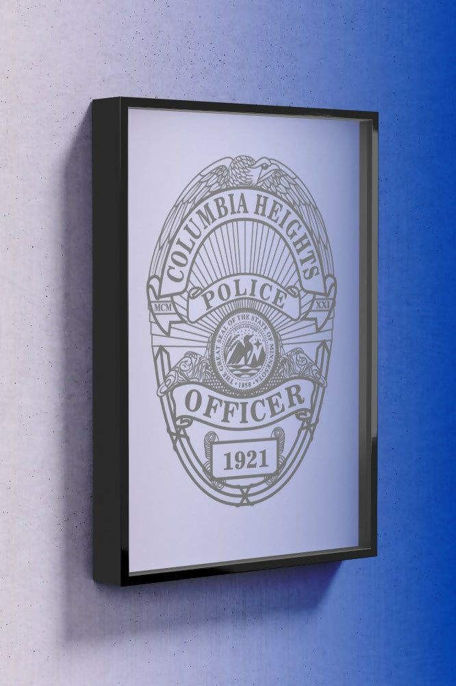 Columbia Heights Police officer badge (2)