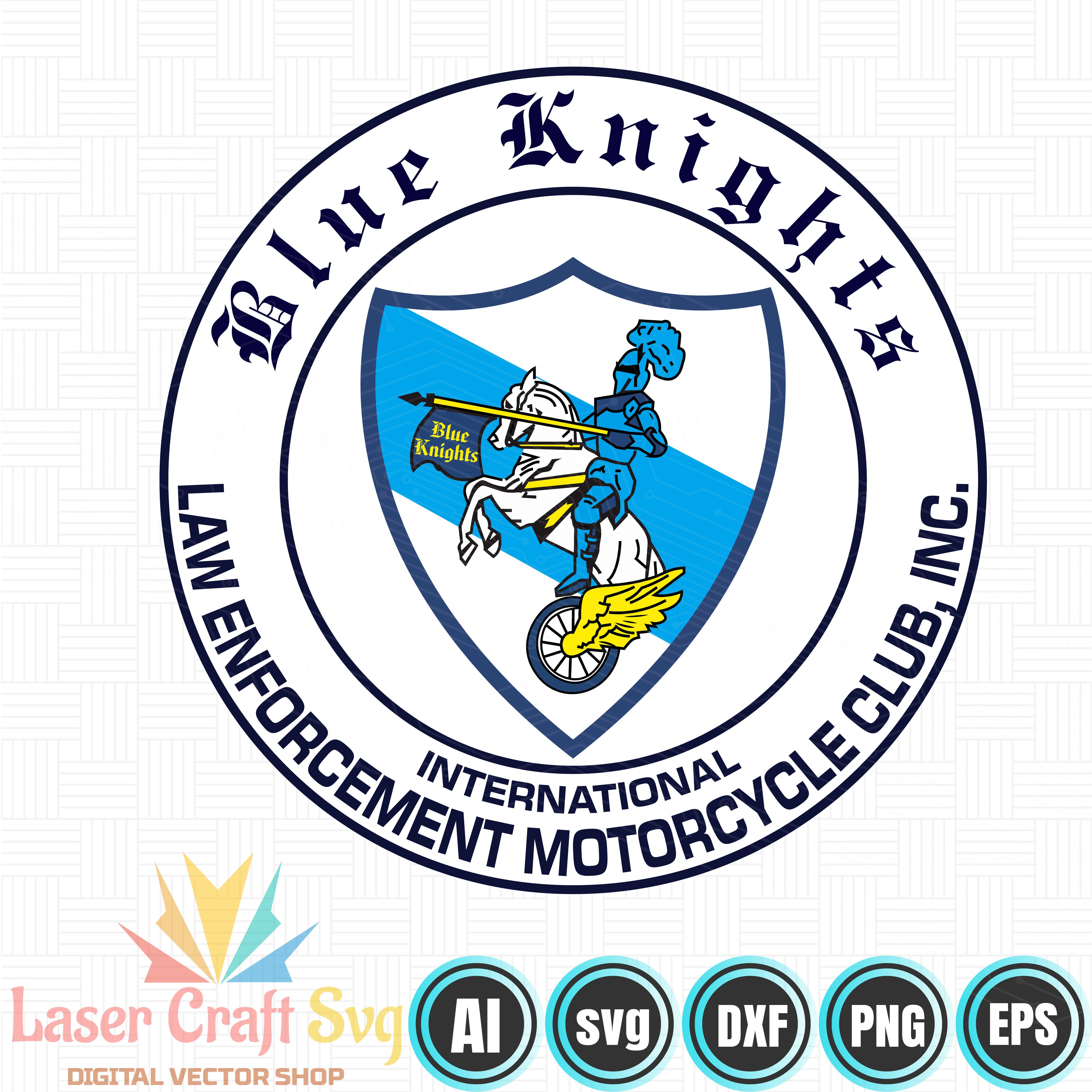 Blue Knights Law International Motorcycle Club Seal-01