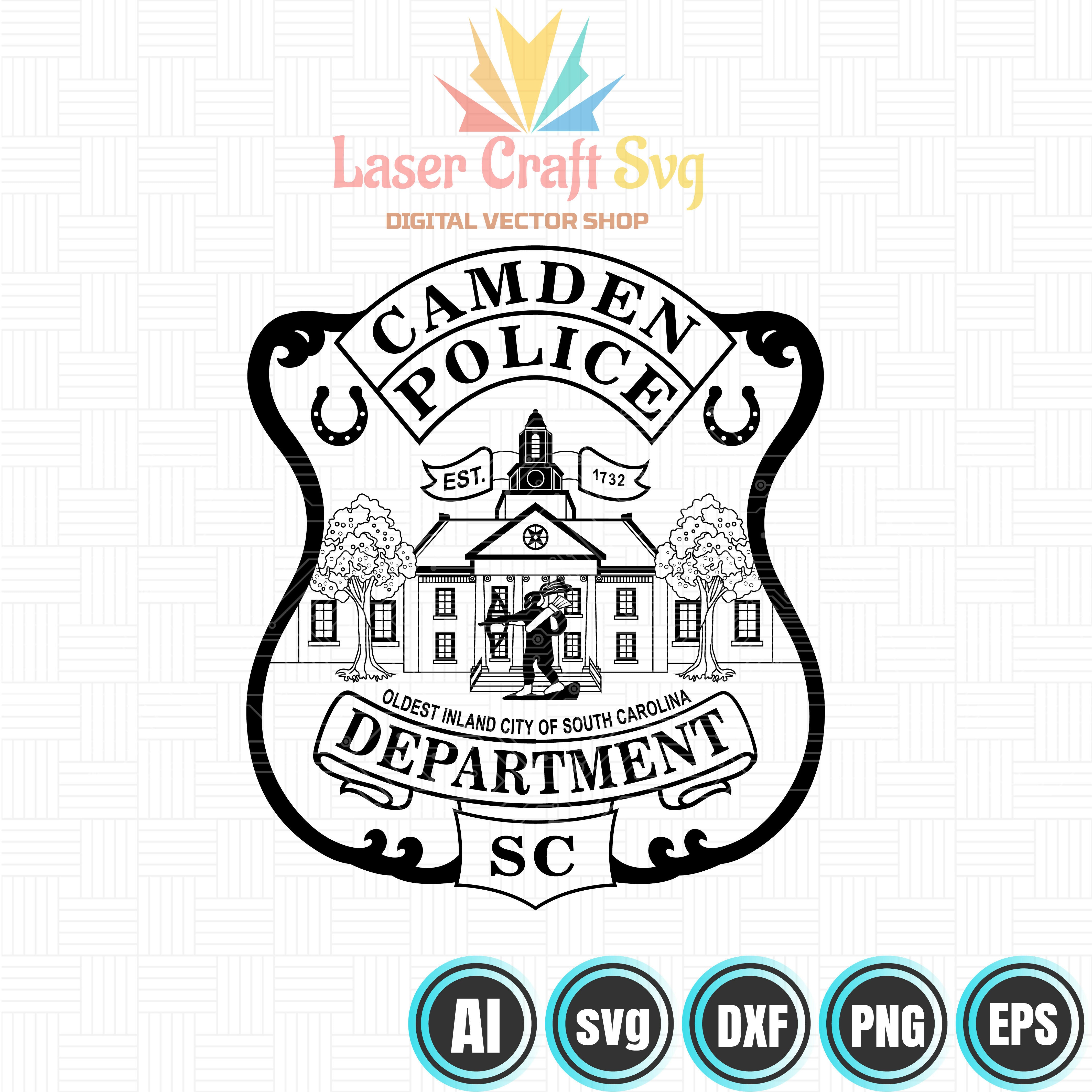 Camden Police Department Badge-01