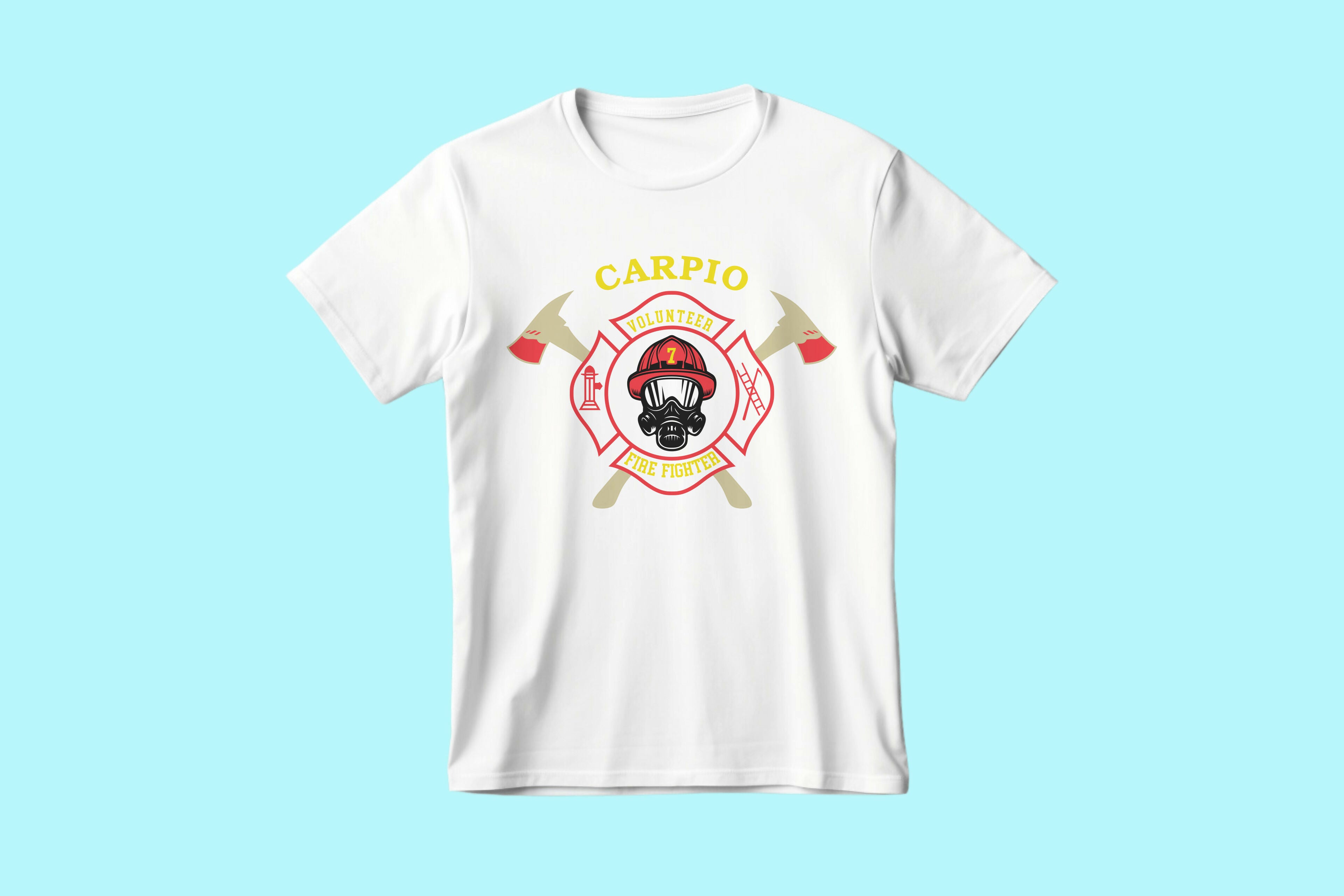 Carpio Volunteer Firefighter Logo T-shirt