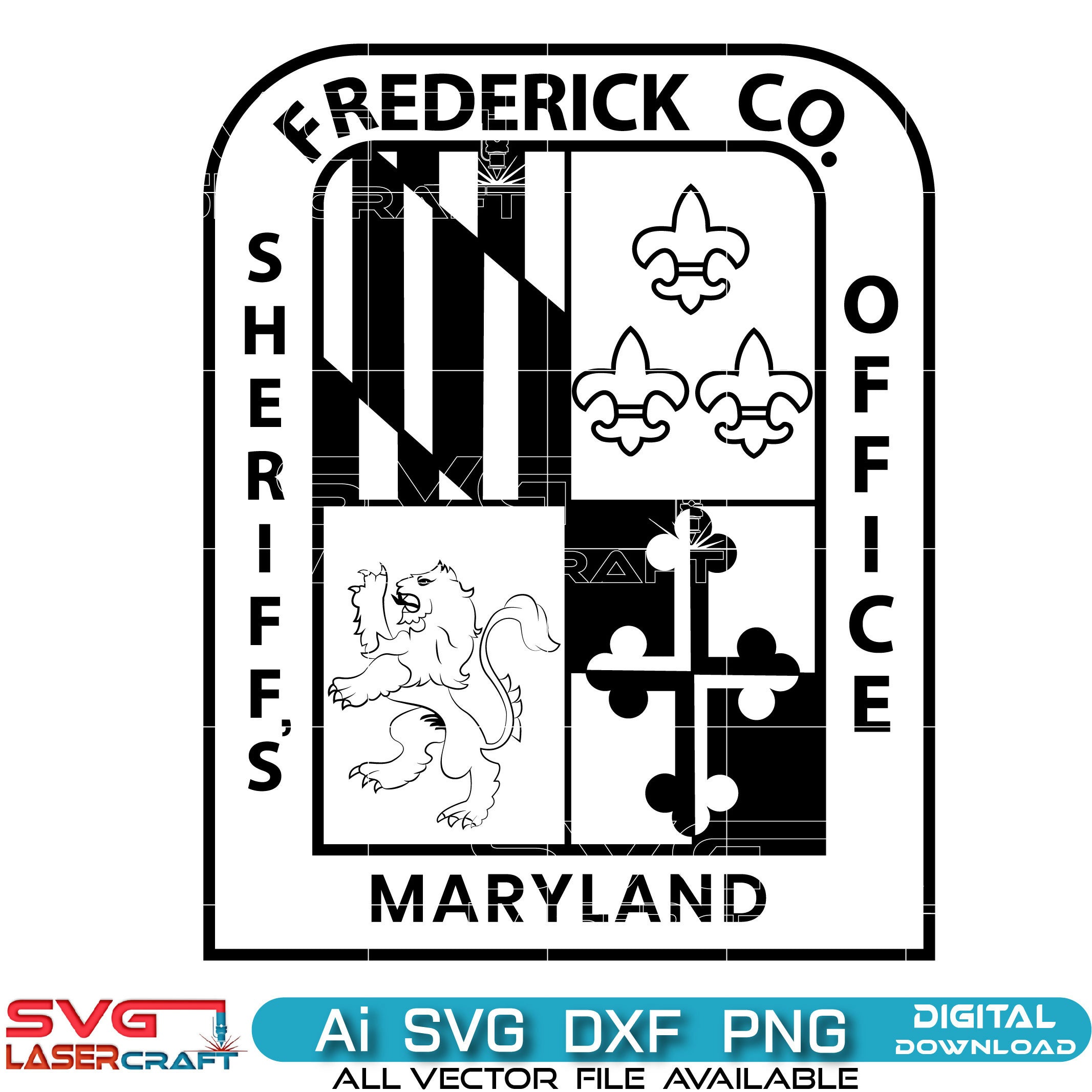Frederick Co Sheriff’s Officer Maryland Badge