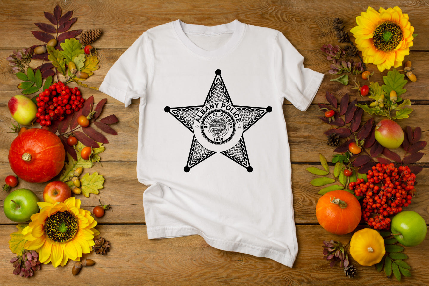 Albany Police Badge & Oregon Police Badge Vector File | SVG, PNG, DXF, AI