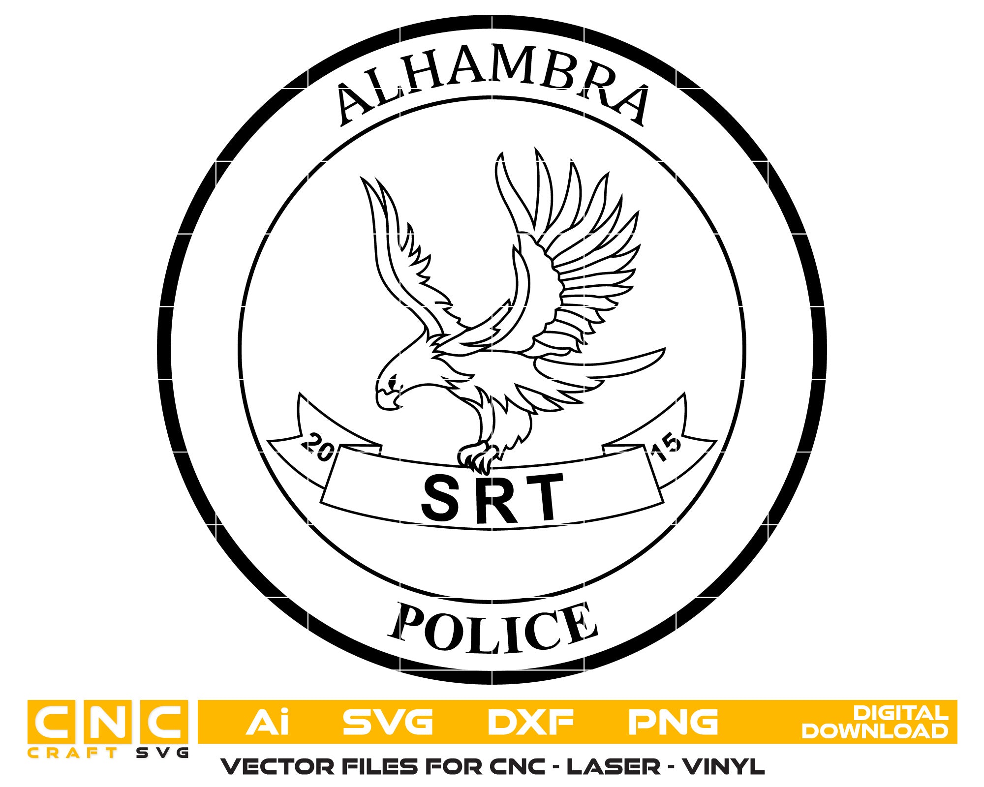 Alhambra Police Badge