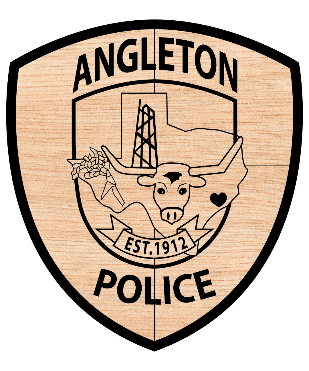 Angleton Police Department Patch SVG, Texas Police Patch Vector, Angleton Police Patch, Law Enforcement Patch SVG, Police Department Patch Vector