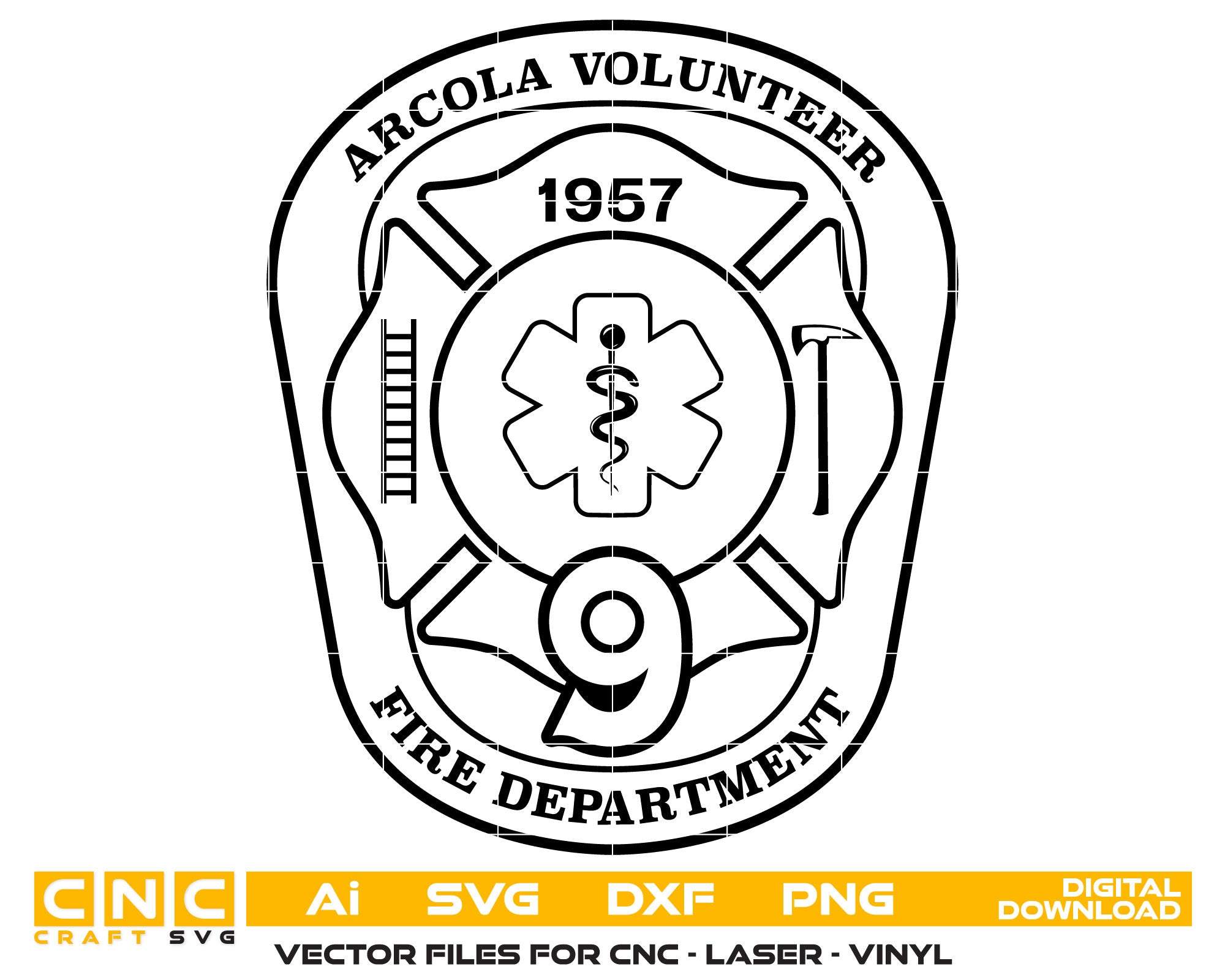 Arcola Volunteer Fire Department Patch
