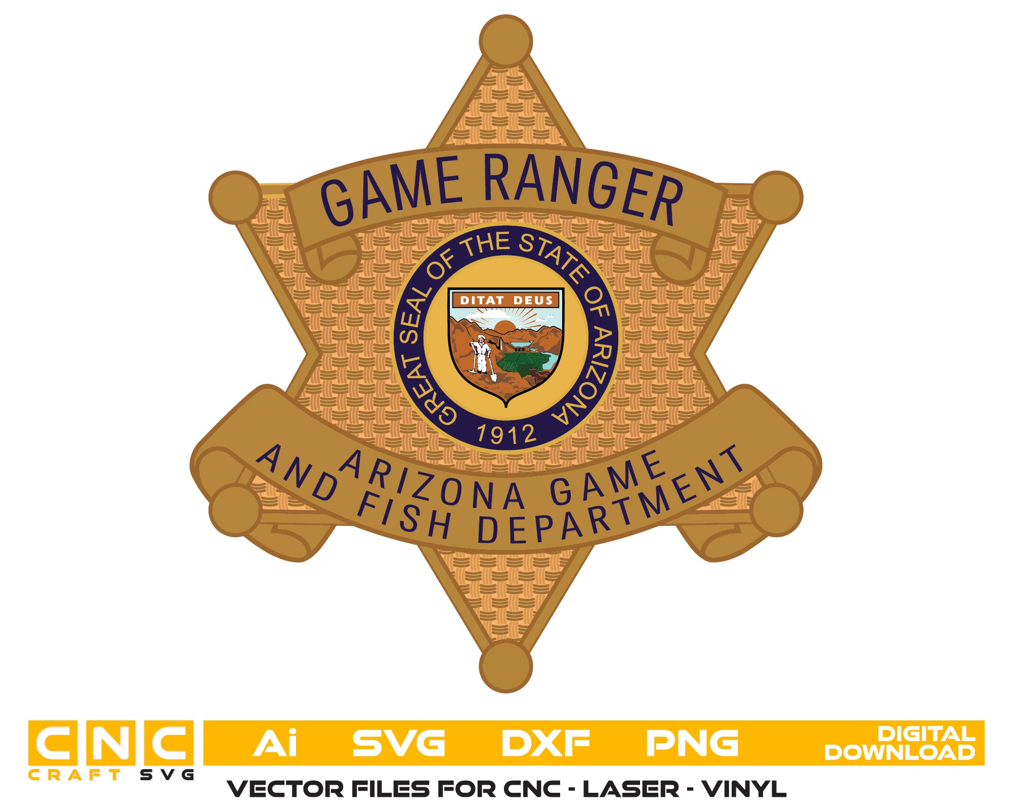 Arizona Game Ranger Badge Colour File