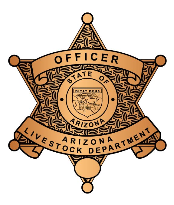 Arizona Livestock Department Officer Badge