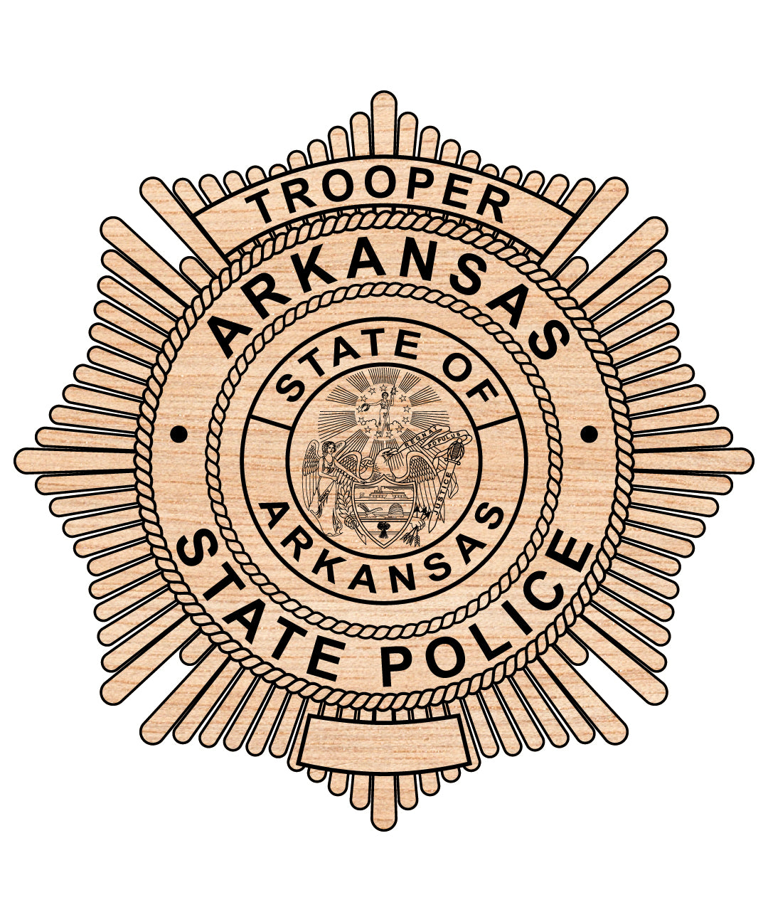 Arkansas State Police Trooper Badge