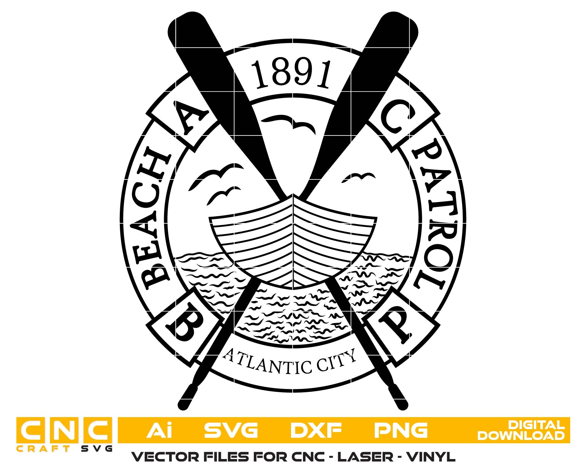 Atlantic City Beach Patrol Logo