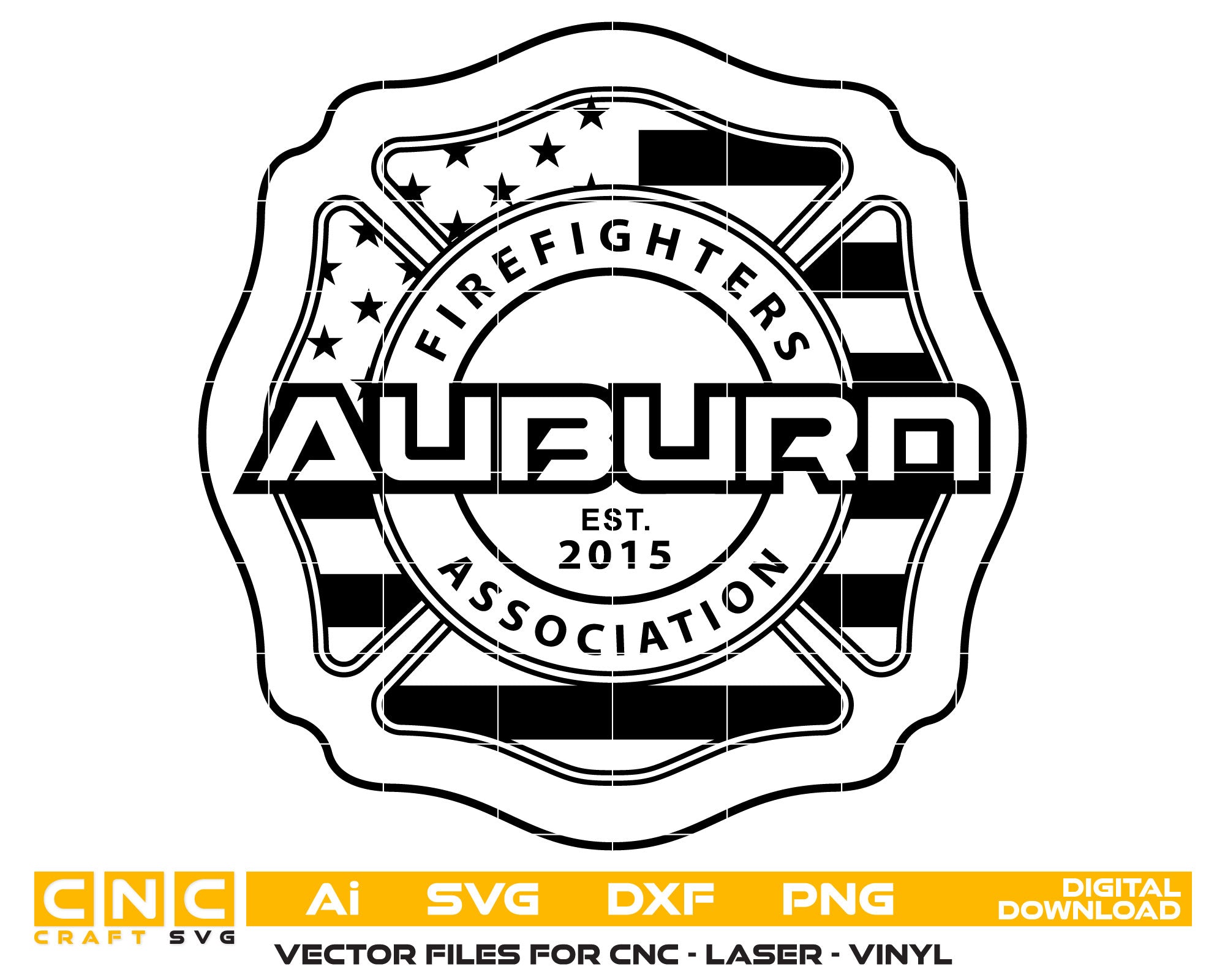Auburn Firefighters Association Badge