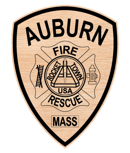 Auburn Mass Fire Rescue Badge