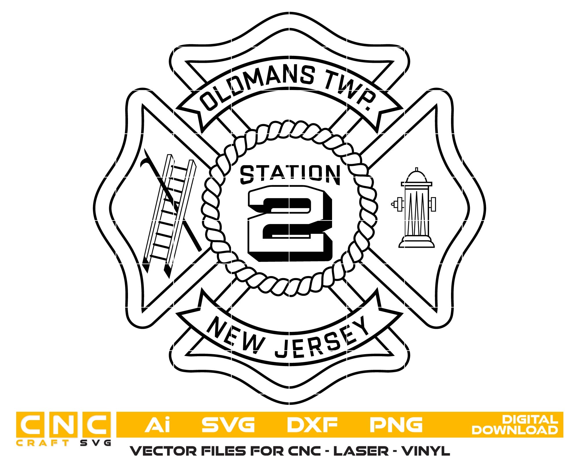 Auburn Volunteer Fire Company Logo, NJ