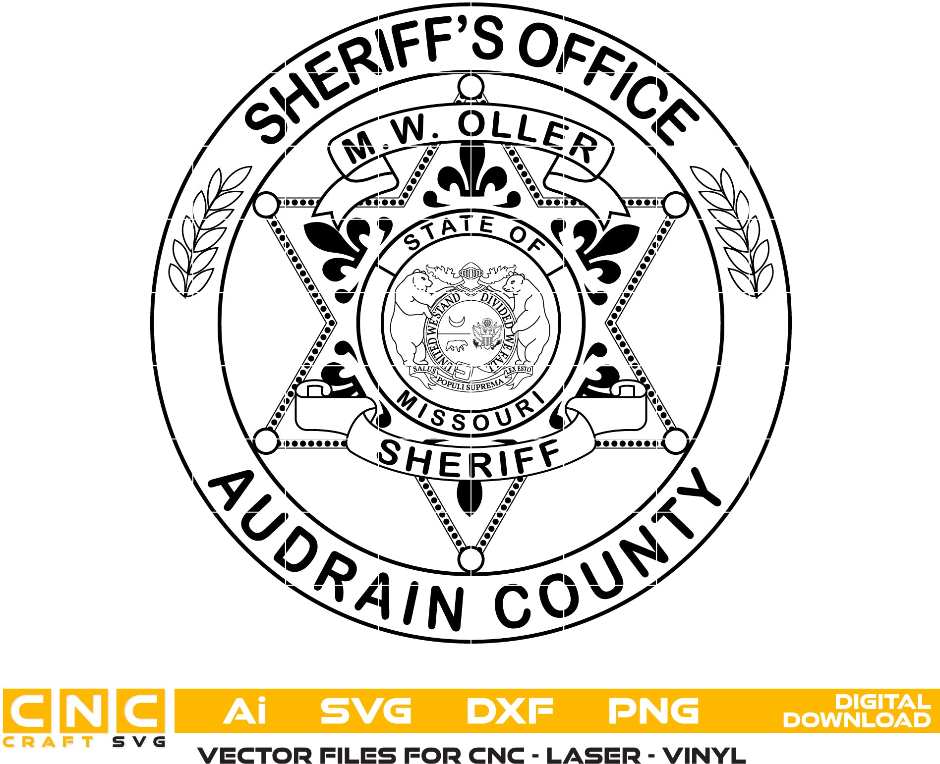 Audrain County Sheriff Badge