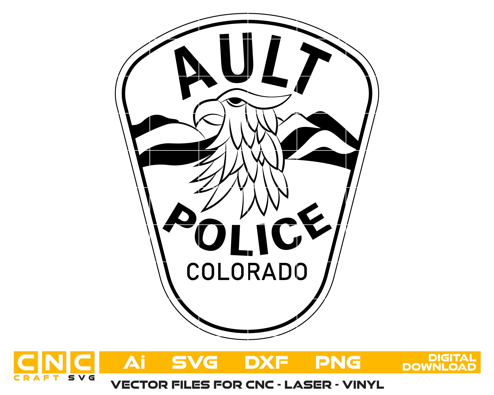 Ault Police Department Patch SVG