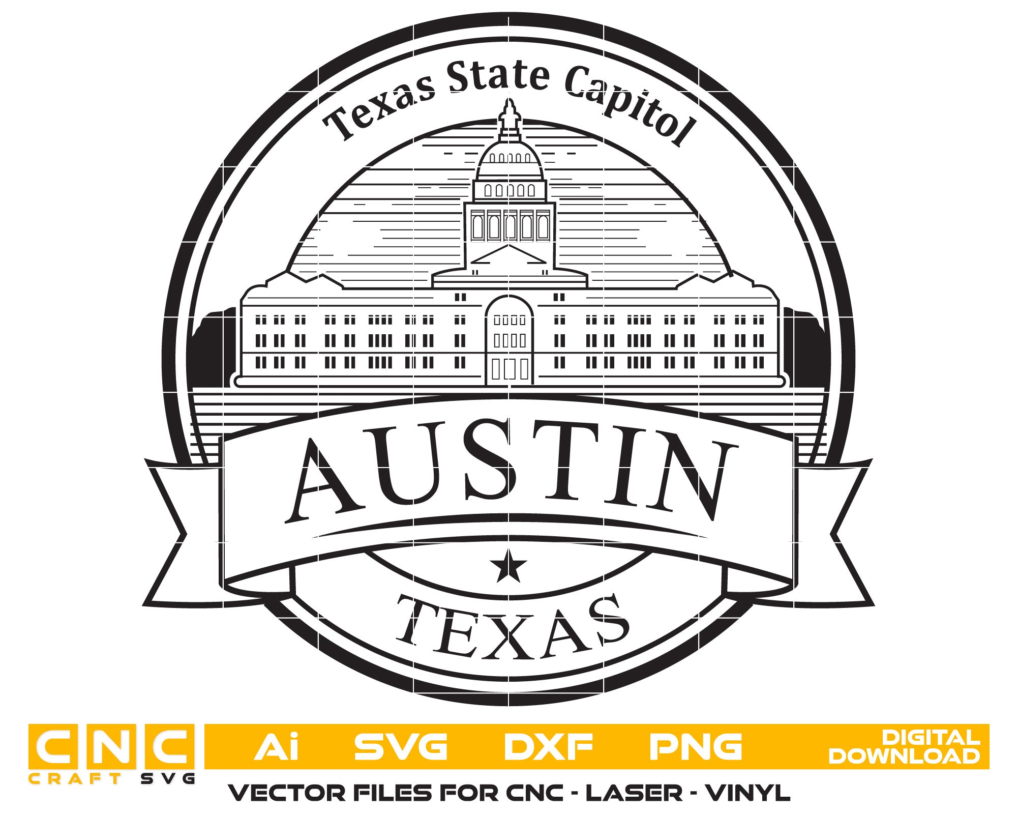 Austin Texas State Capitol Logo