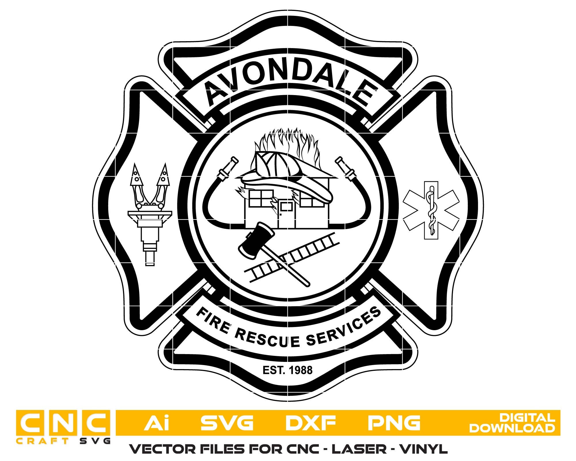 Avondale Volunteer Fire Department Patch