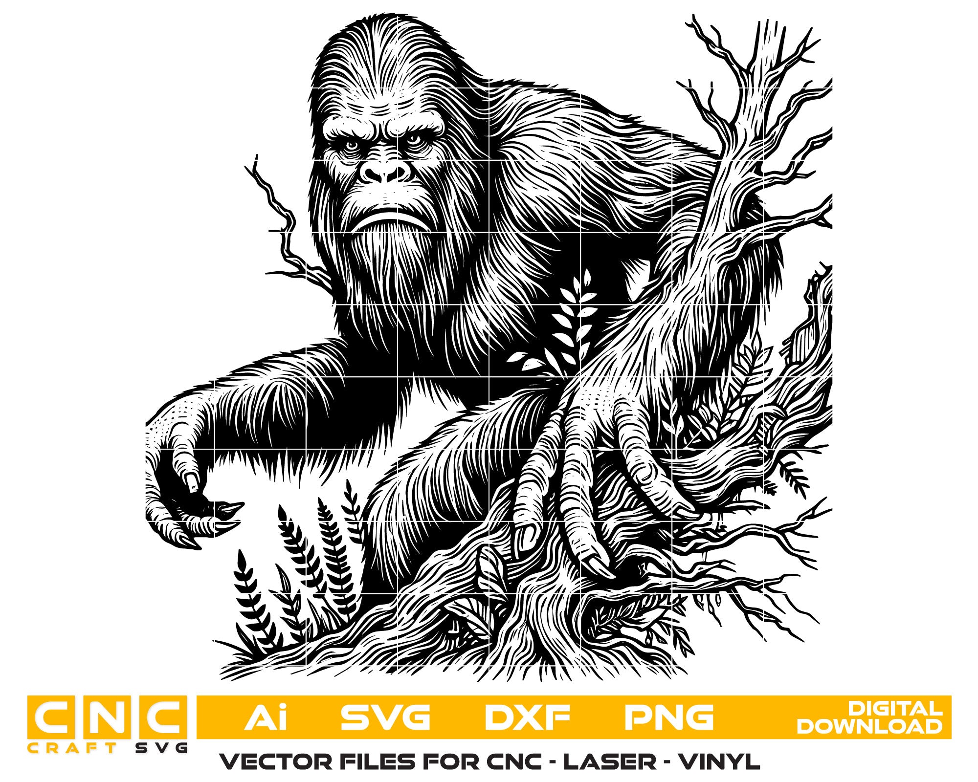 Bigfoot SVG Vector