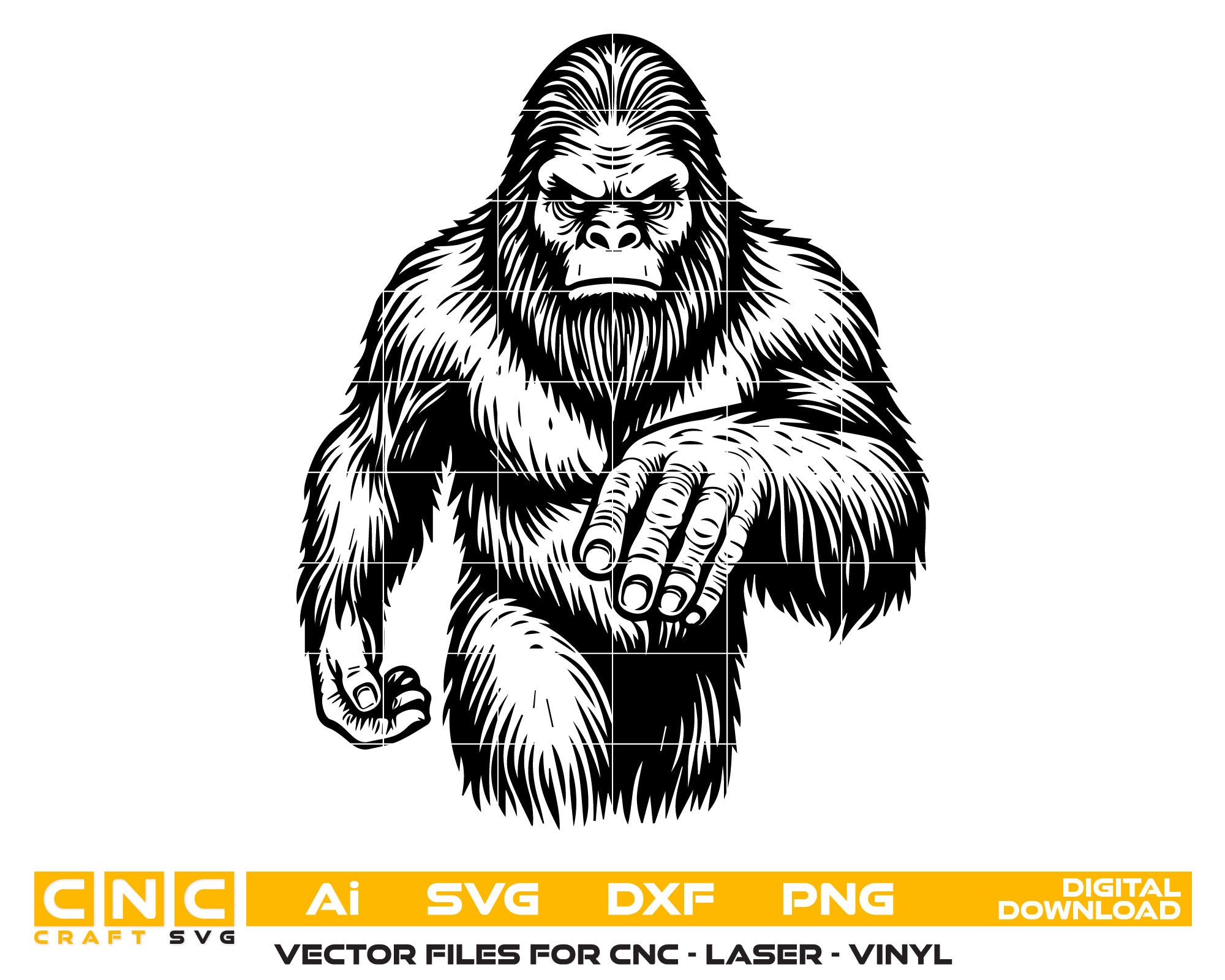 Bigfoot Vector SVG