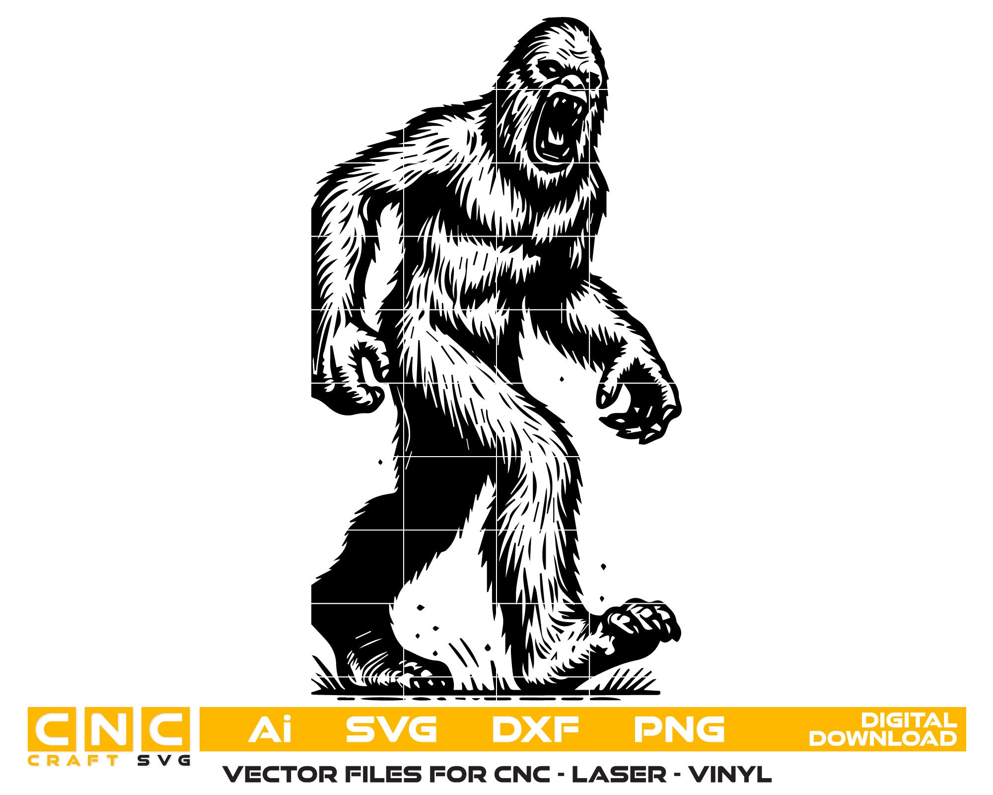 Bigfoot Vector SVG