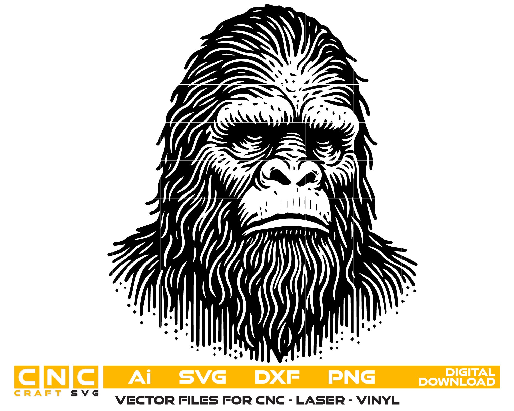 Bigfoot Vector SVG