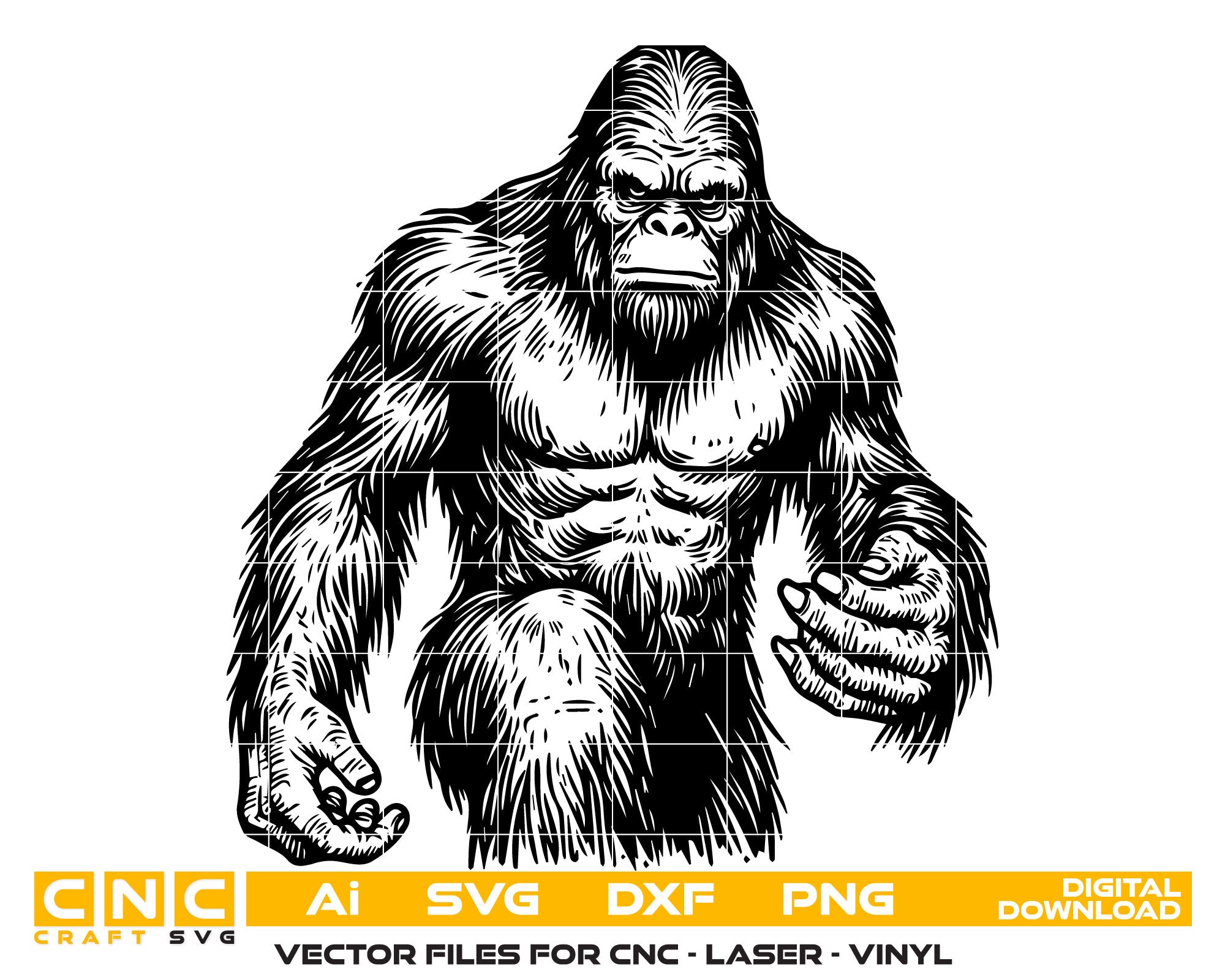 Bigfoot Vector SVG