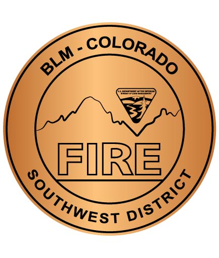 BLM Colorado Southwest District Fire Division Logo