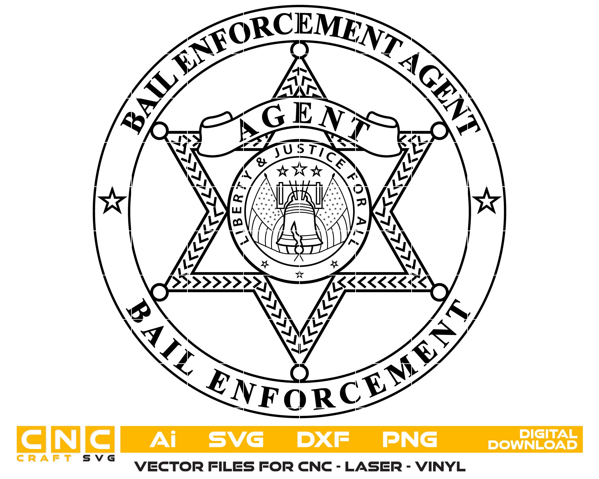 Bail Enforcement Agent Badge