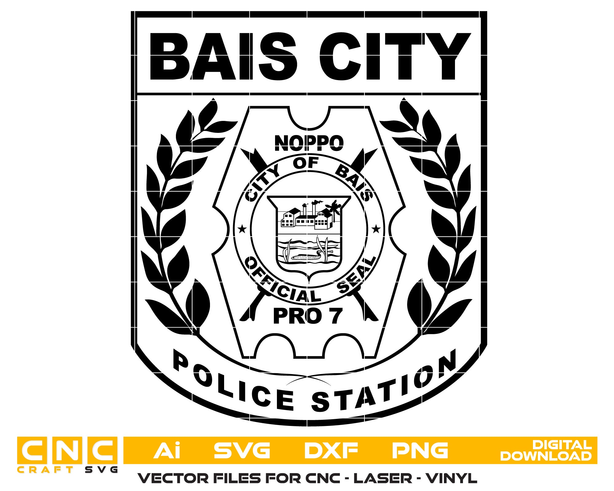 Bais City Police Station Logo