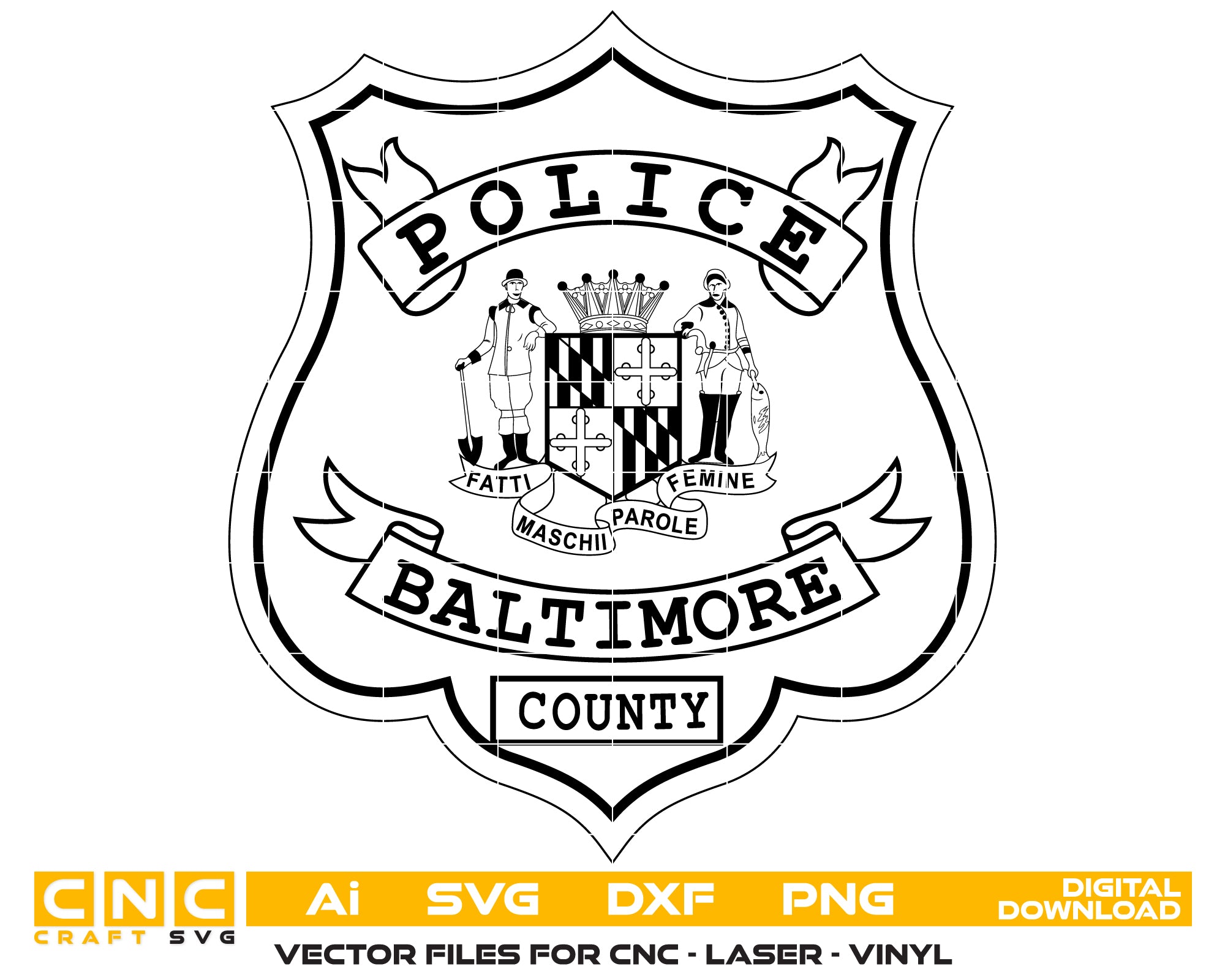 Baltimore County Police Officer Badge