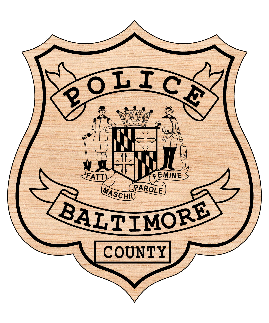Baltimore County Police Officer Badge
