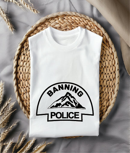 Banning Police California Reproduction Patch