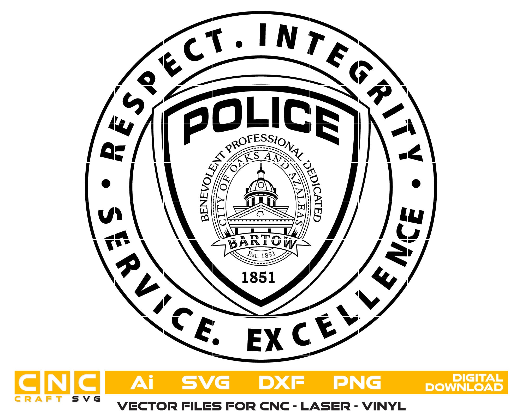 Bartow Police Department Patch