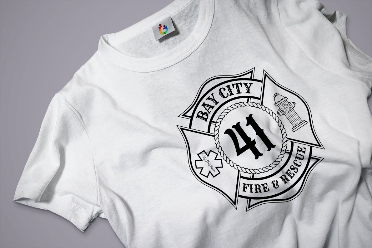 Bay City Fire Department Badge