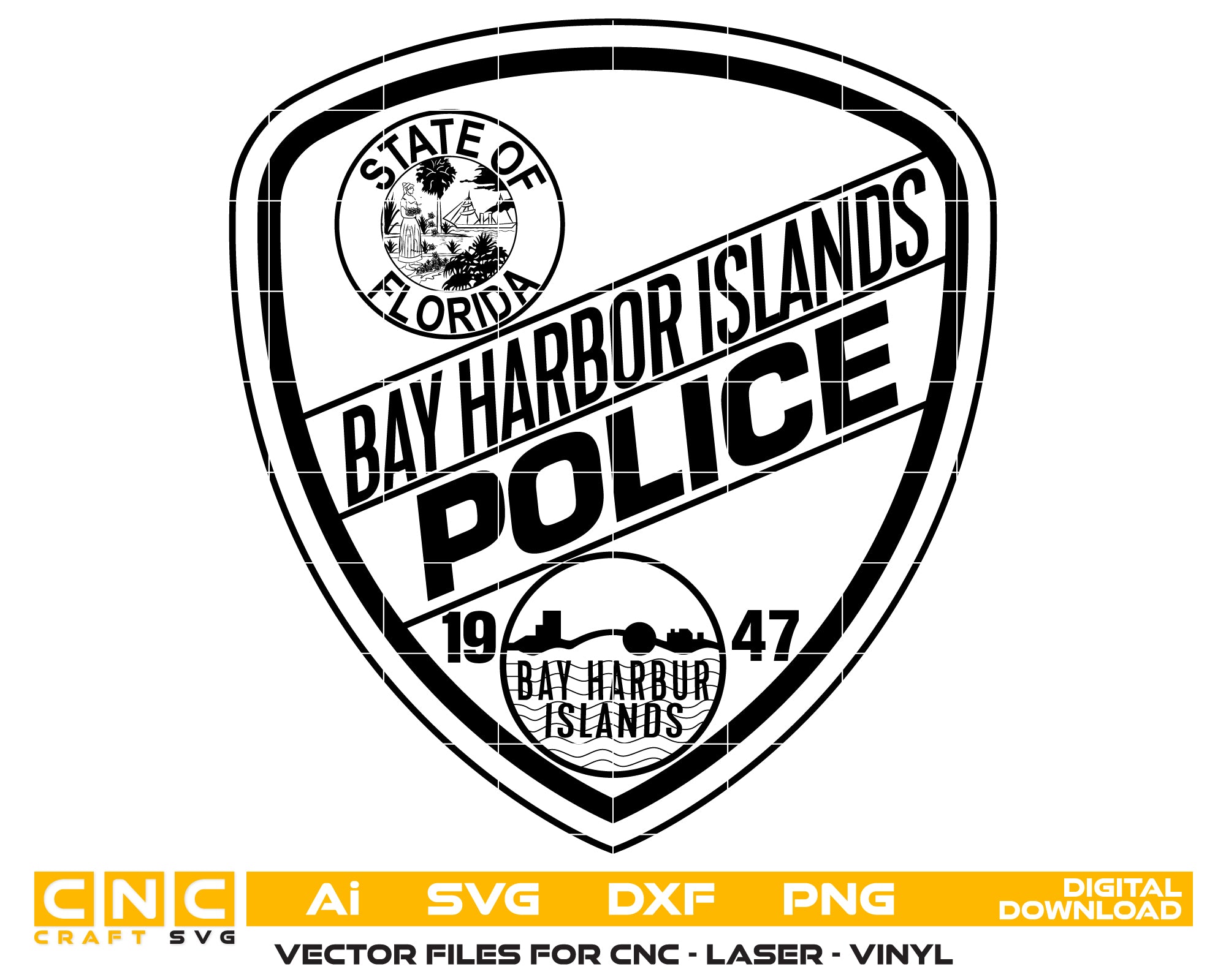 Bay Harbor Islands Police Department Patch