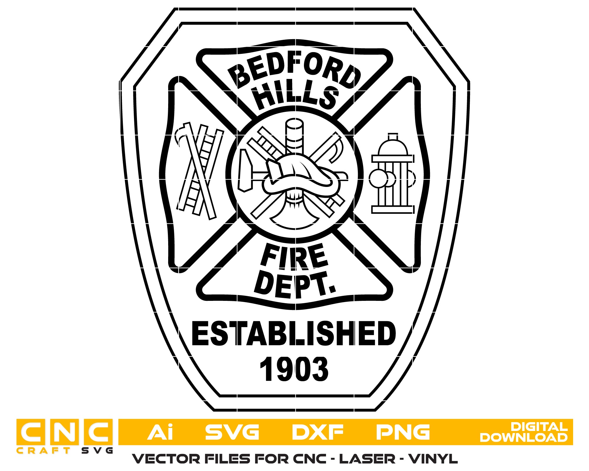 Bedford Hills Fire Department Badge