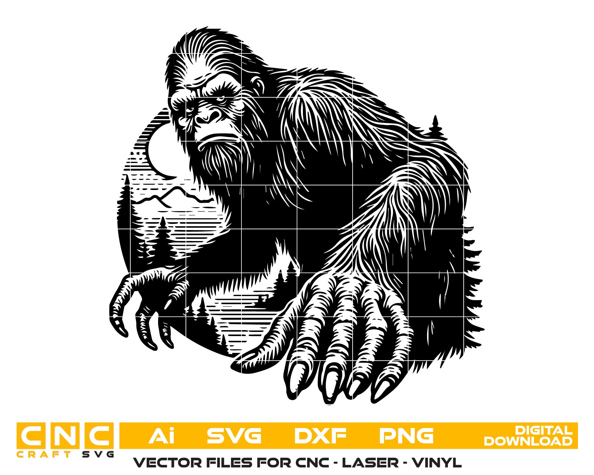 Bigfoot SVG