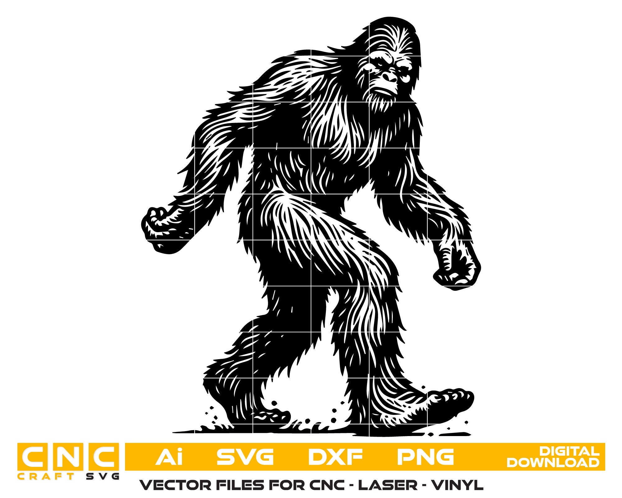 Bigfoot SVG Vector