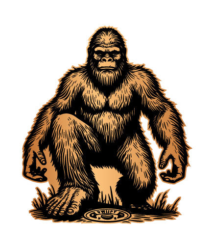 Bigfoot Line Art SVG