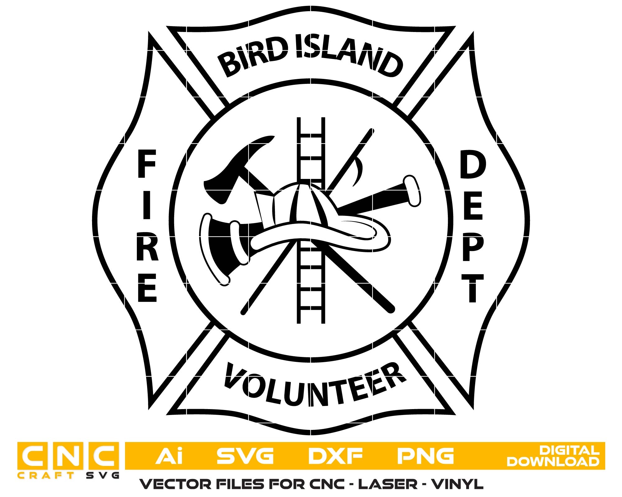 Bird Island Volunteer Fire Department Emblem