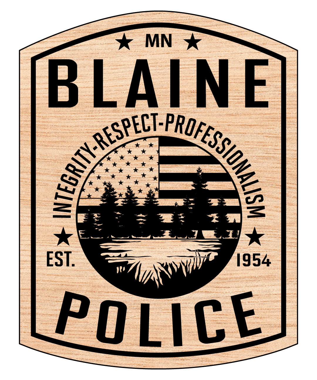 Blaine Police Officer Badge SVG, Police Badge Vector, Blaine Police Officer Badge, Law Enforcement Badge SVG, Police Officer Badge Vector