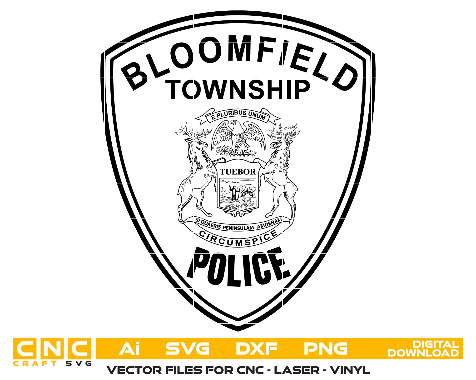 bloomfield township police patch svg, bloomfield police patch vector design, bloomfield township police svg emblem, bloomfield nj police badge svg, township police patch svg