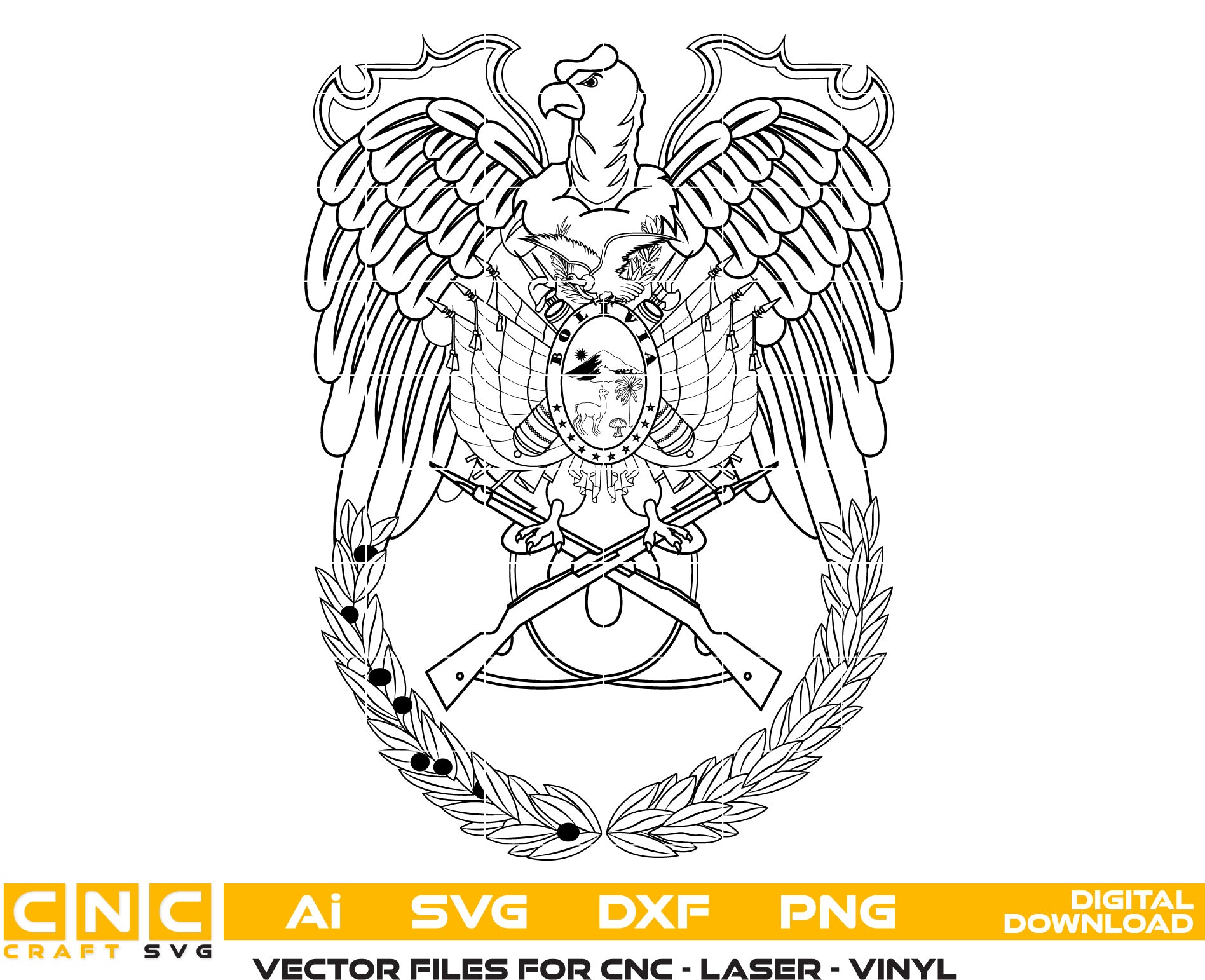 Bolivia Police Badge