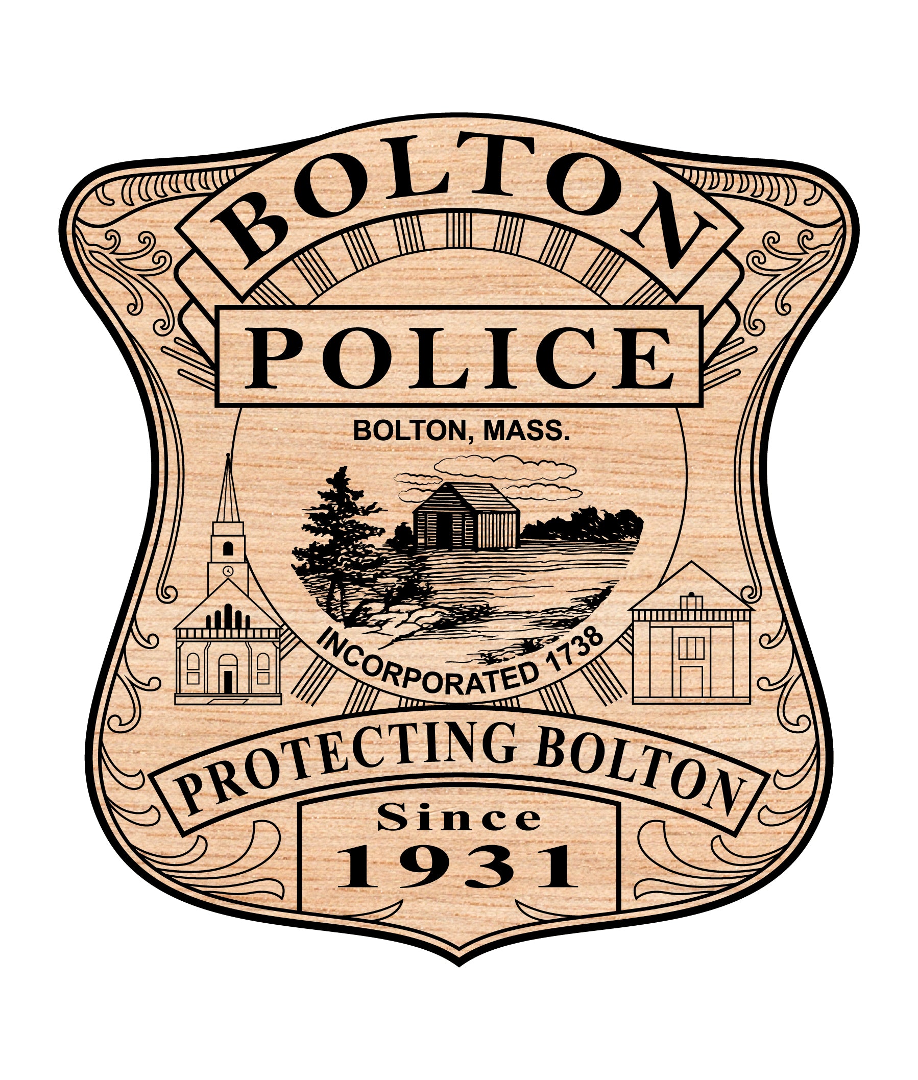 bolton police department badge svg, bolton police badge vector design, bolton police svg emblem, bolton law enforcement badge svg, bolton police patch svg