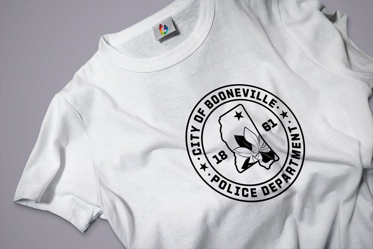 Booneville Police Department Logo, Mississippi