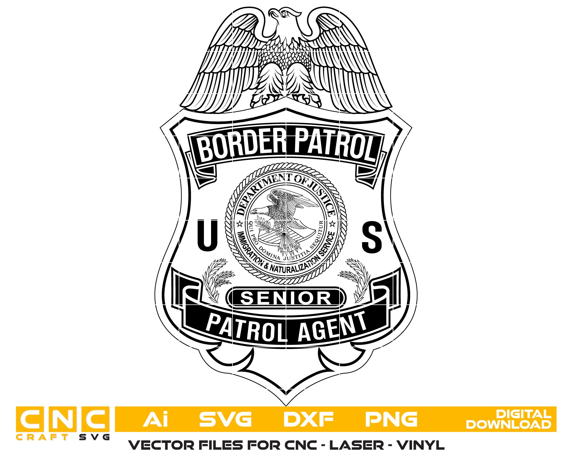 Border Patrol Agent Badge