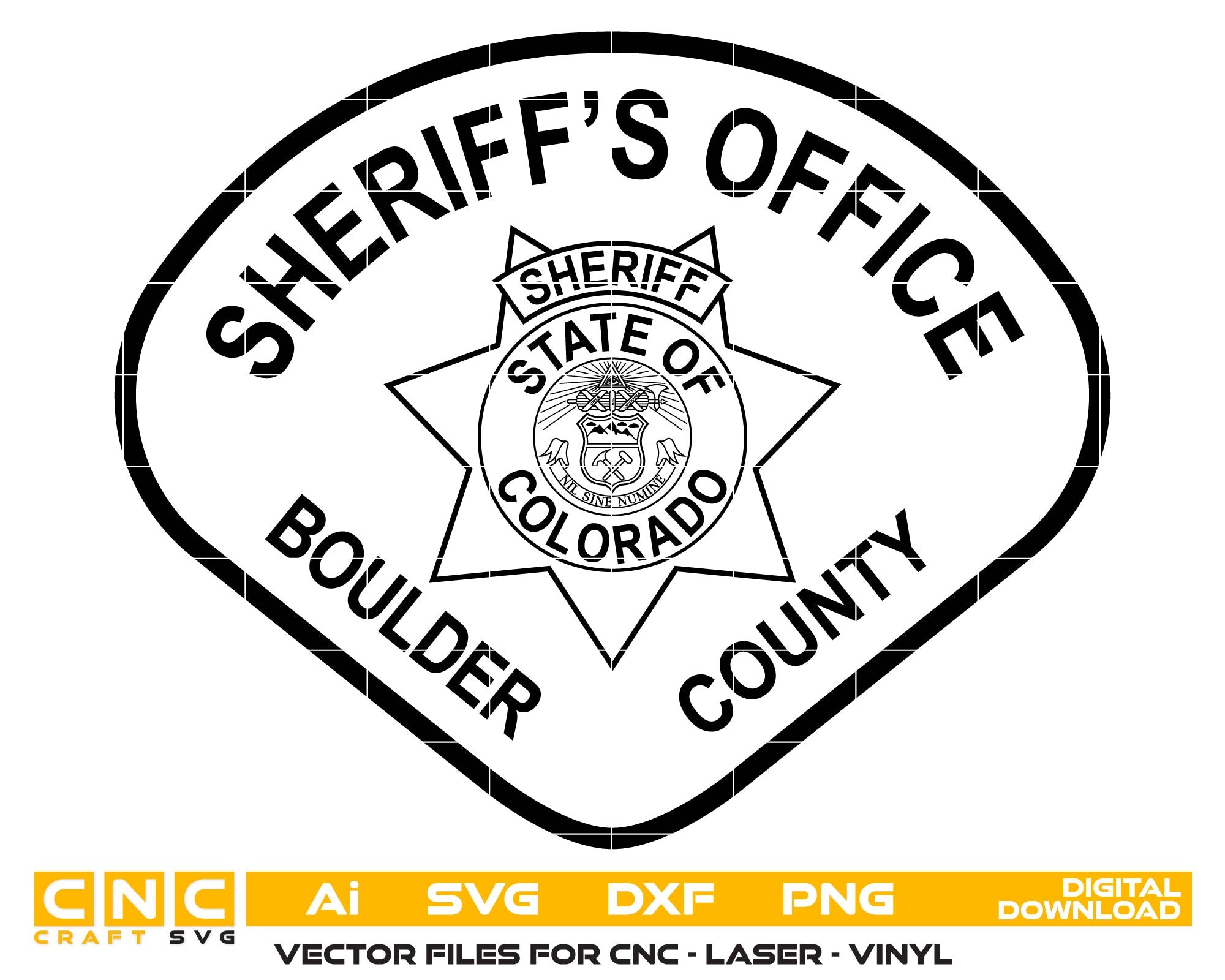Boulder County Sheriff's Office Patch, Colorado