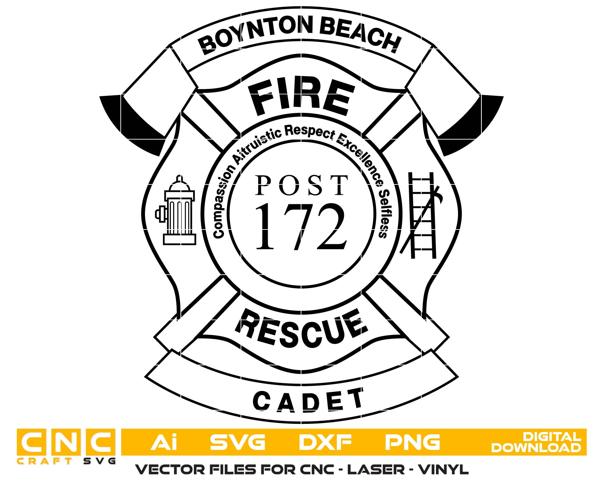 Boynton Beach Fire Rescue Logo , Florida