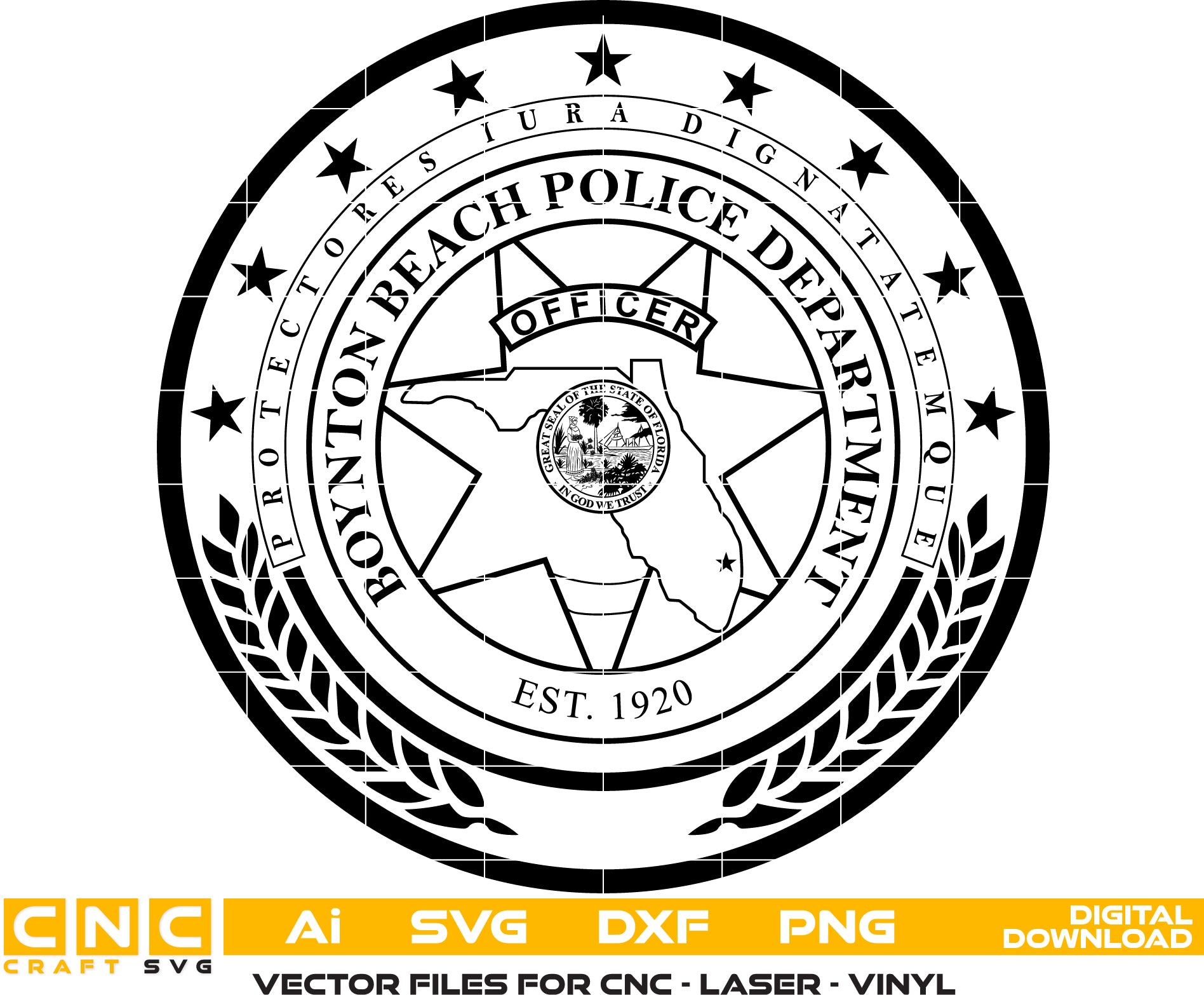Boynton Beach Police Officer Badge